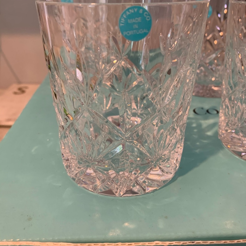 Tiffany and Co drinking glasses